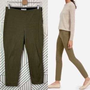 Everlane Work pants - side zip Olive Green